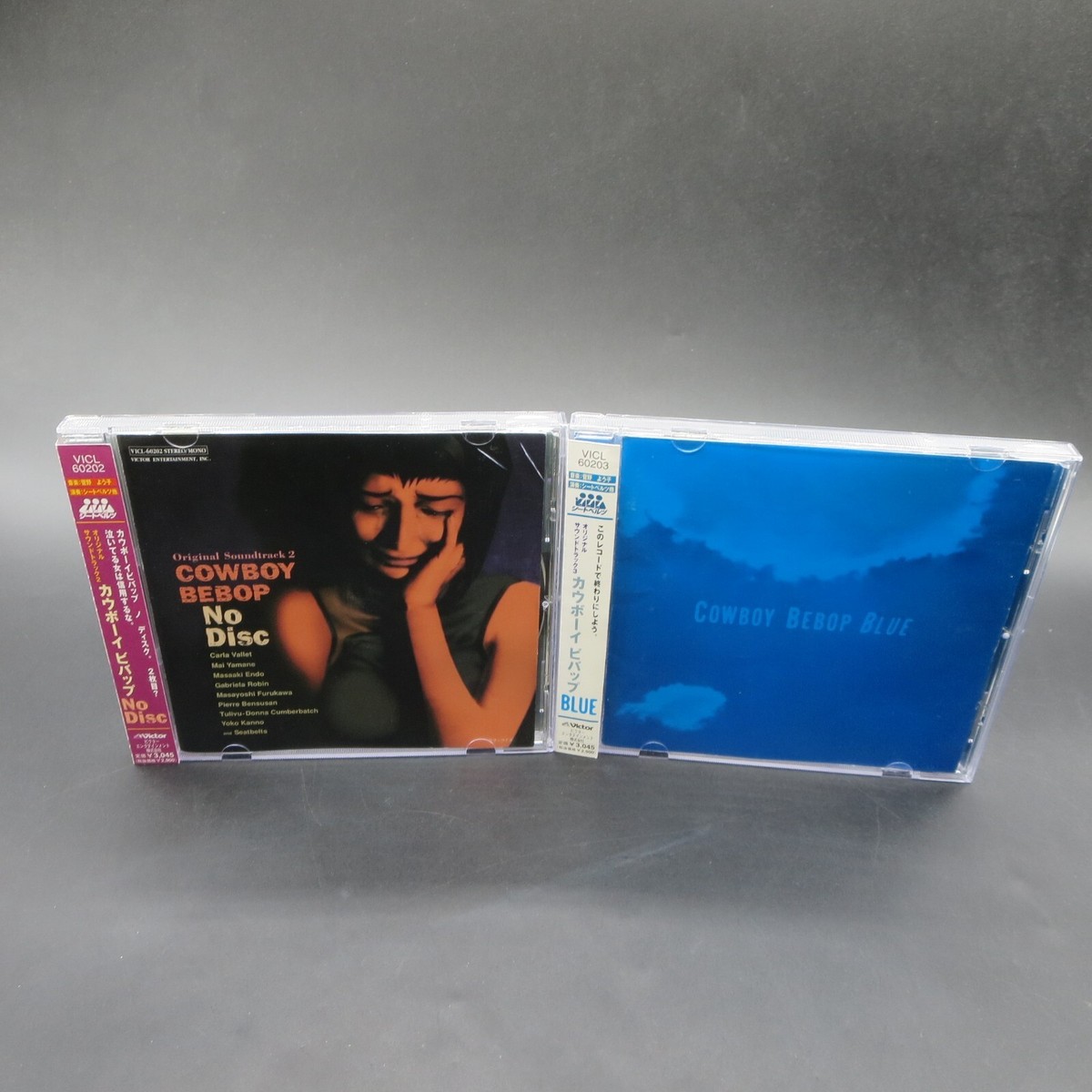 Cowboy Bebop Soundtrack CD No Disc and Blue with Spine Card