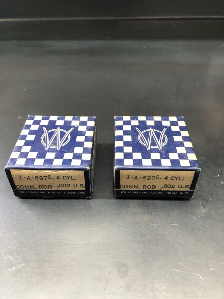 OEM Connecting Rod Bearings Willys .002 CJ, CJ2A, CJ3A, CJ3B,MB, GPW - Image 2 of 4