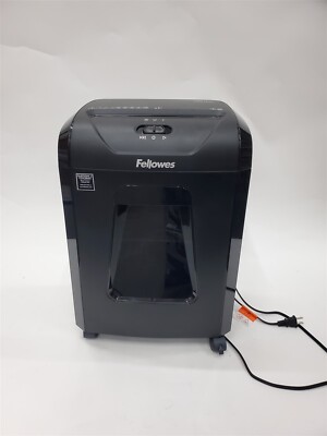 Fellowes Powershred 1200C 12-Sheet Crosscut Shredder 5-Gal Bin Black