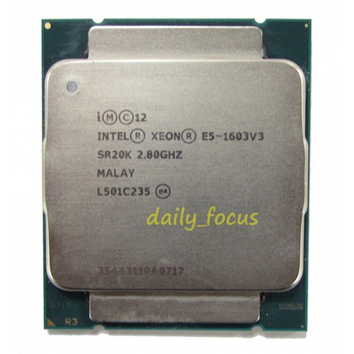 Intel Xeon E5-1603 V3 1607 V3 2603 V3 E5-2609 V3 LGA 2011-V3 CPU Processor - Picture 2 of 8