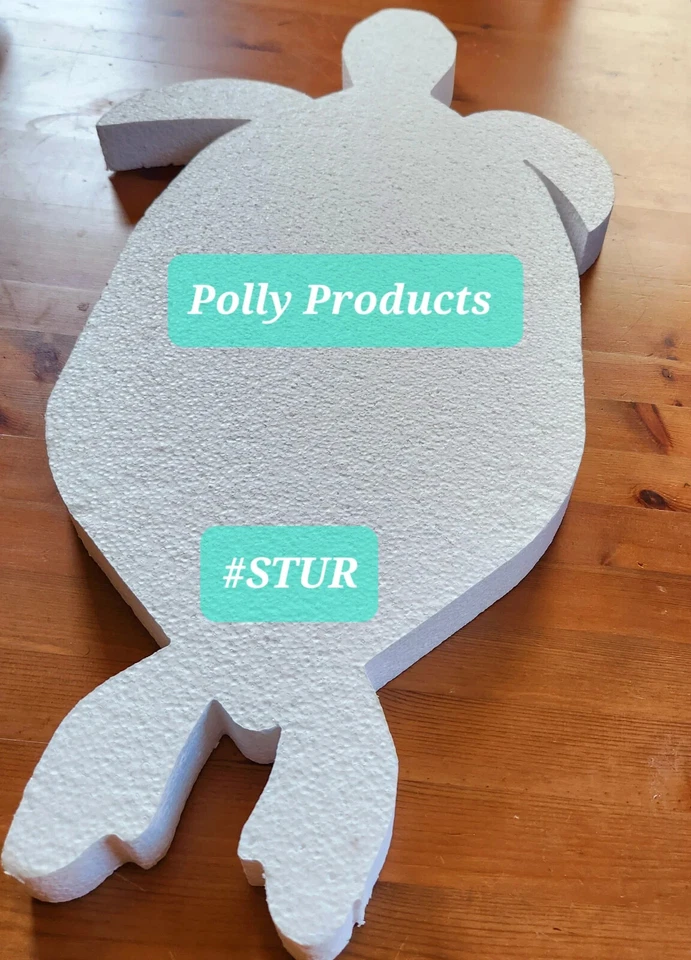 25 Tortugas Marinas #STUR-XL 31.8" Productos Polly Hechos en EE. UU. Arte/Artesanía y Kickboard Foto 3 de 4
