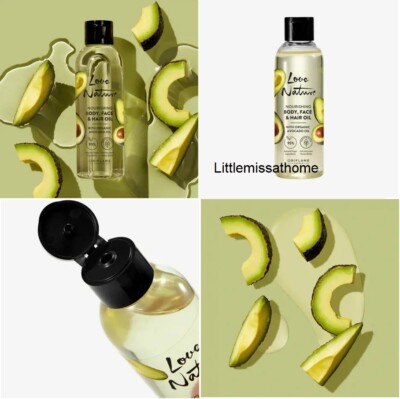 ORIFLAME LOVE NATURE NÄHRENDES KÖRPER-, GESICHTS- & HAARÖL MIT BIO-AVOCADOÖL