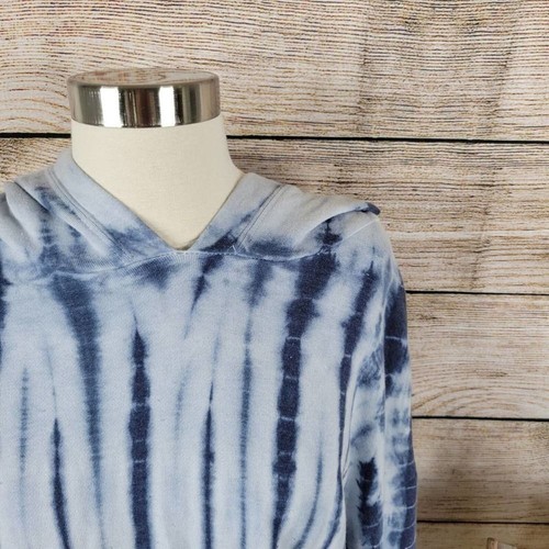 NWT CHASER Cashmere Fleece Lace Up Tie Dye Pullover Hoodie Medium - Picture 2 of 7