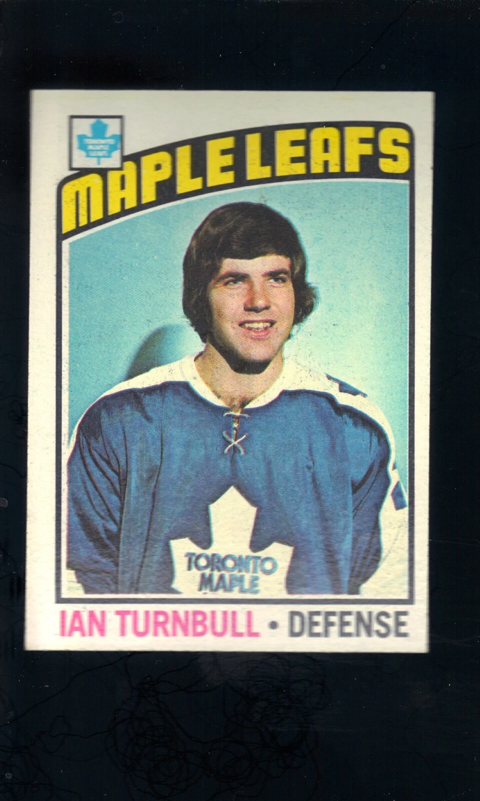 1976 TOPPS HOCKEY CARD IAN TURNBULL #39 NM-MT MAPLE LEAFS