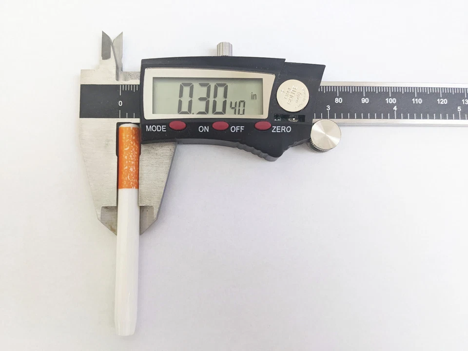 10x Ceramic One Hitter Dugout Pipe Cigarette Bat Large 74mm / 2.92" Free Shippin - Image 3 of 3