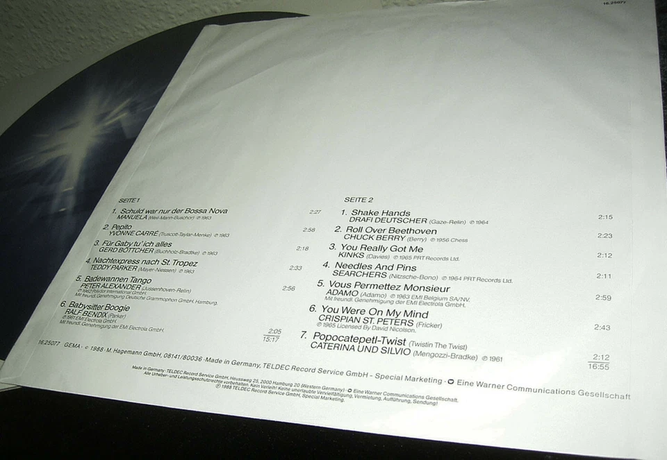 LP STARFIGHTER PIC. DISC * ESG / FEG 25 JAHRE * VARIOUS * TELDEC 1988 + GAZETTE - Bild 4 von 4