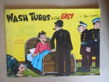 WASH TUBBS & Cpt. Easy by Roy Crane 1975 ed. Comic Art [G434] GOOD