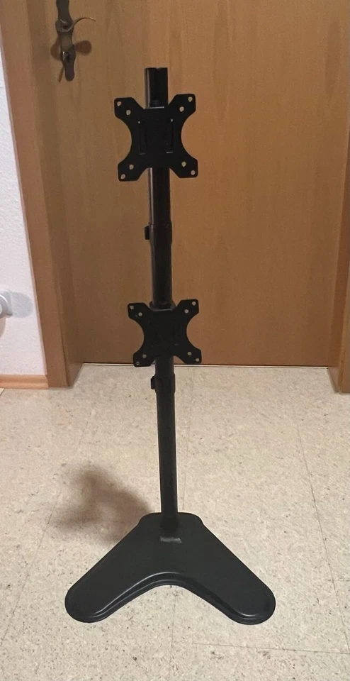 Fellowes 2-fach Monitorständer /halter 13–32" VESA freistehend höhenverstellbar - Bild 4 von 4