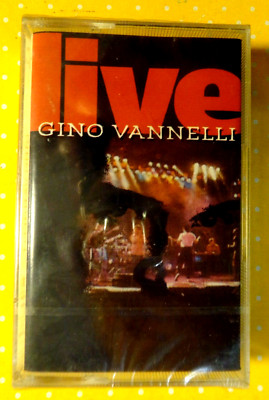 GINO VANNELLI LIVE - MC MUSICASSETTE 1991 NEU UND VERSIEGELT