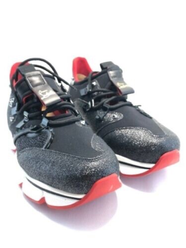 red runner donna glitter sneakers