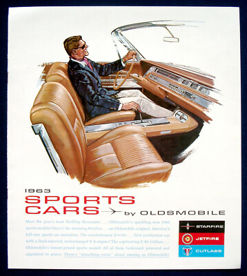Prospekt brochure 1963 Oldsmobile Sports Cars  (USA)