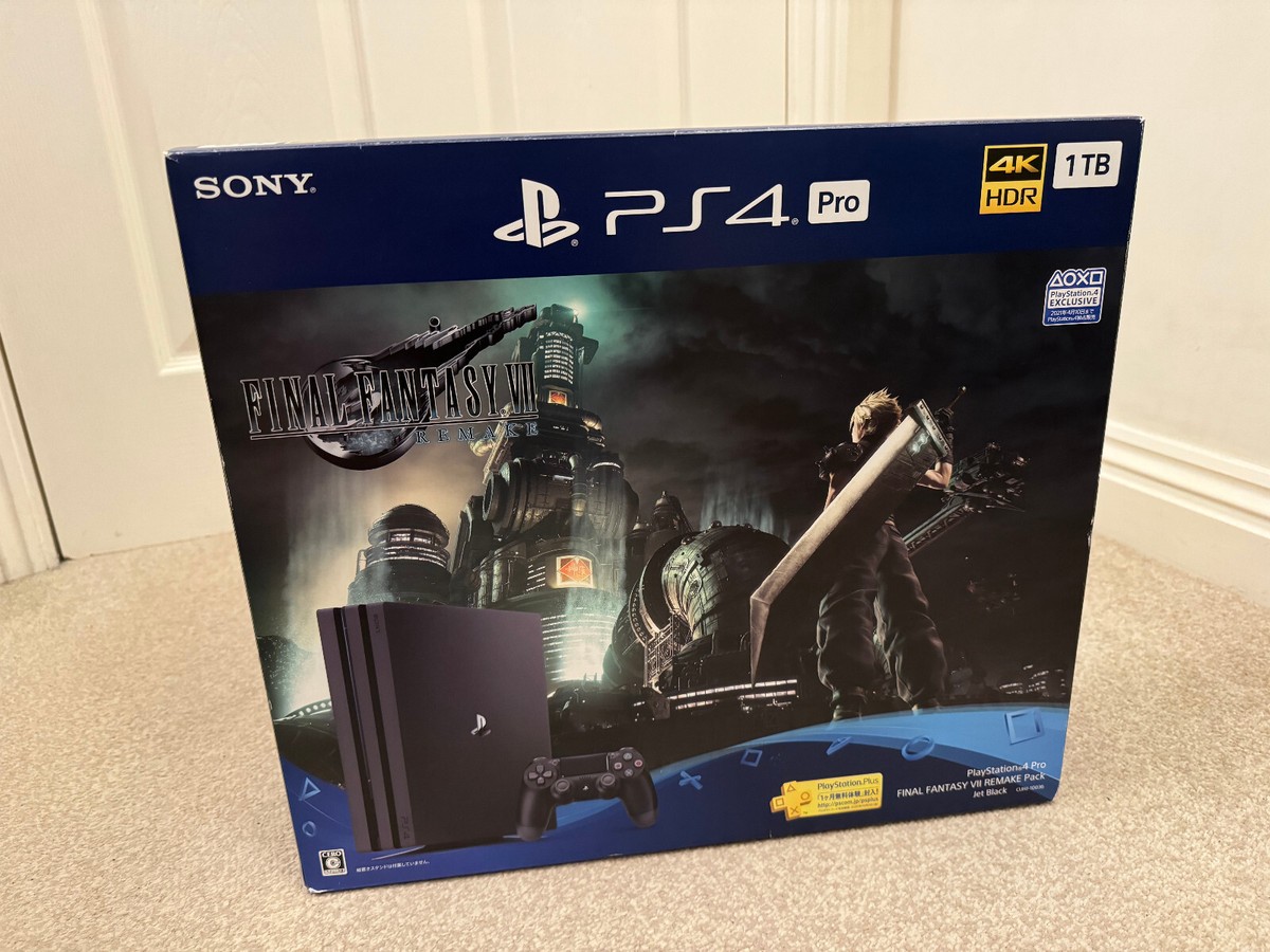 PlayStation 4 PS4 Pro 1TB FINAL FANTASY VII REMAKE Pack