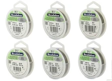 Beadalon Bead Stringing Wire 7 strand 30 thru1000ft Sizes.010 thru.026 13COLORS