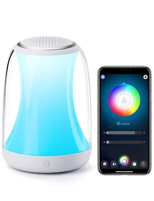 Neu -Bluetooth Farbwechsel + Nachtlicht + Speaker 5W für Kinder+ App Controller - Bild 1 von 4