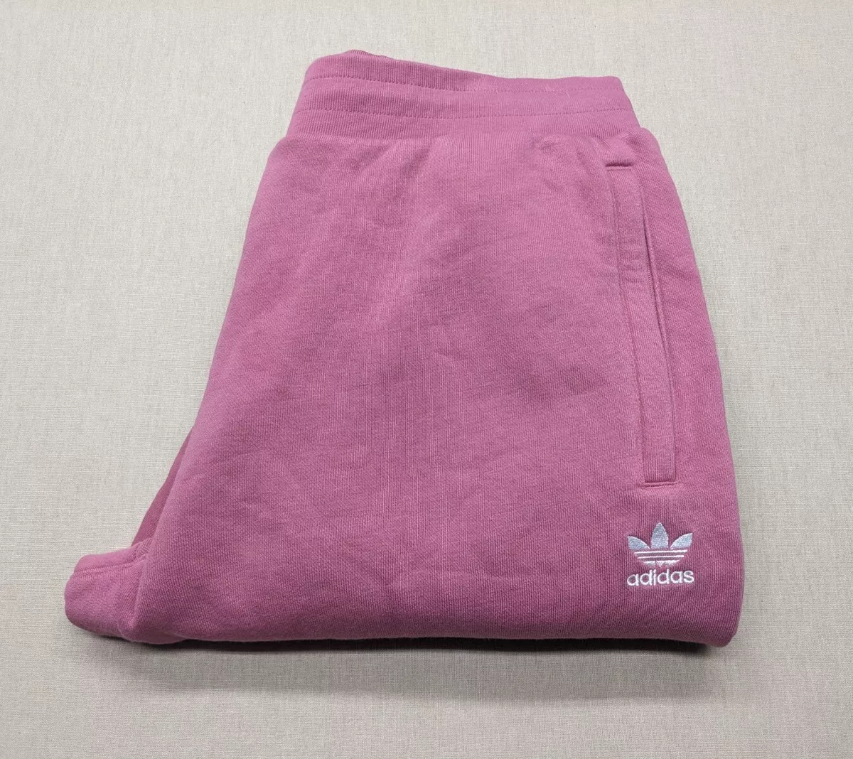 Pink adidas hotsell joggers mens
