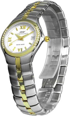 BUW Damenuhr Wasserstrahl Made Swiss mit 20 Swarovski Steinen. 149,00  Neu