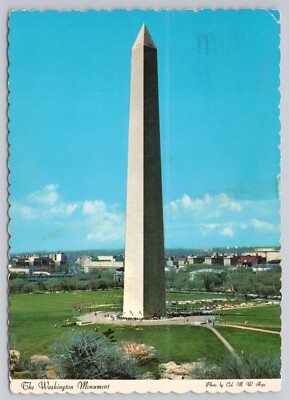 Postcard Washington Monument 