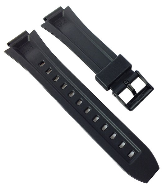 Casio Collection Uhrarmband | Ersatzband Resin Schwarz LX-610 | MW-600-image