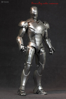 Perfect HotToys 1/6 Mms150 Iron Man 2 Mark Ii Armor Unleashed