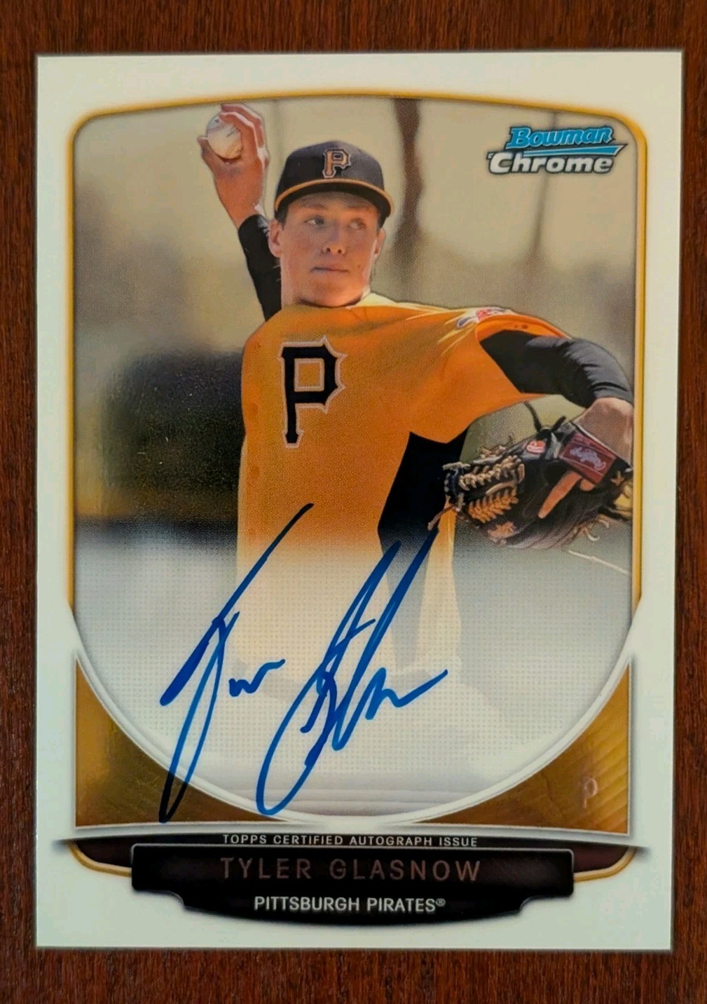 Tyler Glasnow 2013 Bowman Chrome Autograph RC rookie