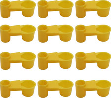 12Pcs Automatic Bird Drinker Feeder Plastic Soda Pop Water Bottle Cup or Pige...