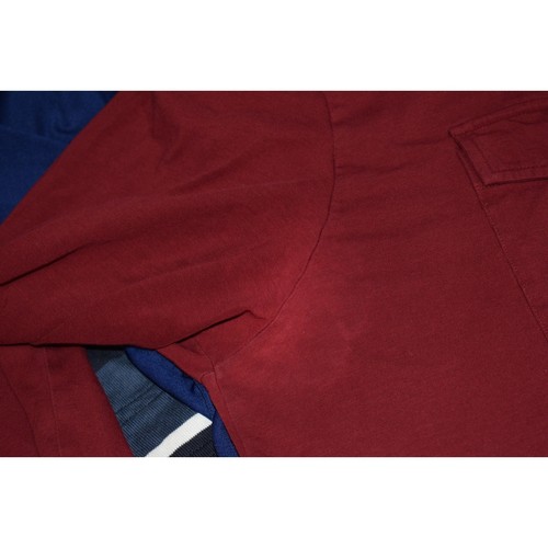 Boss Hugo Boss Golf Poloshirt Herren Größe 2XL weinrot Baumwolle Langarm - Bild 5 von 10