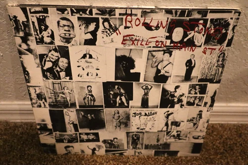 THE ROLLING STONES ORIGINAL EXILE ON MAIN STREET 1972 WITH POSTCARDS NICE !