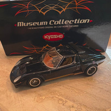 Kyosho Museum Collection 1:43 Lamborghini JOTA SVR Black Diecast, Case
