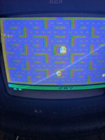 Pacman (Atari 2600, 1981) W/ Manual! Tested & Working! Free Shipping! 