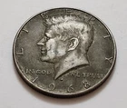 1968 D John F Kennedy Half Dollar 40% Silver 50c (X112)