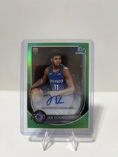 2025/26 Topps Bowman Basketball Green Rookie Auto Jase Richardson /99  Magic NBA