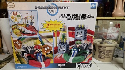 Mario Kart Wii Mario Luigi vs Goombas Thwomps Set K'nex NEW SEALED CONTENTS