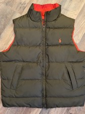 polo ralph lauren reversible puffer vest boys 8