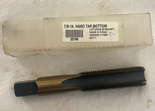 7/8-14 Bottoming Hand Thread Tap for Internal Threads, Thread Tap MPN 20795
