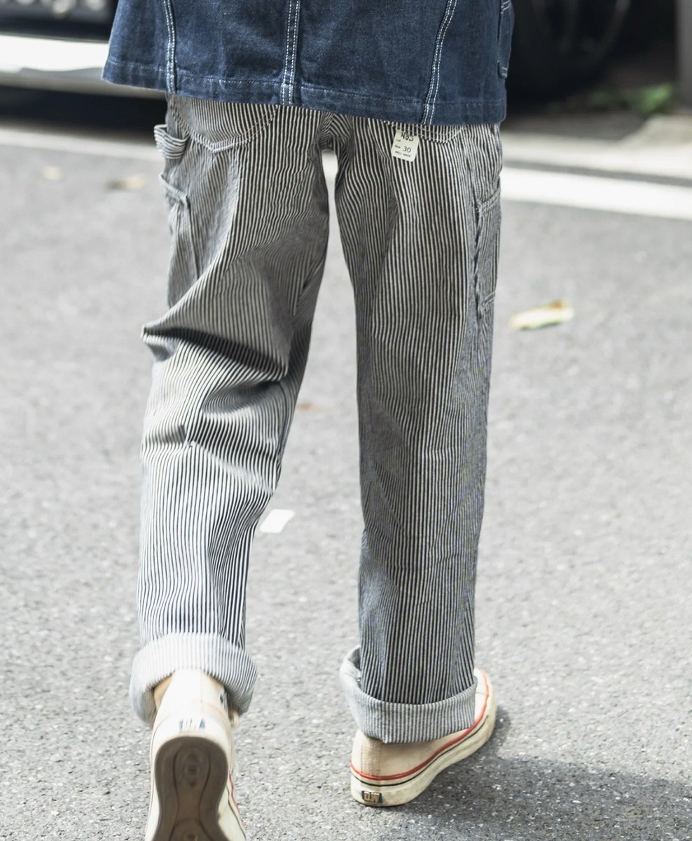 Bronson/Non Stock Mfg. Hickory Stripe Carpenter Pants Men's
