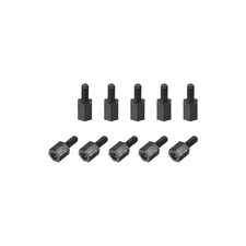 M2.5 x 5 mm + 6 mm Male to Female Hex Nylon Spacer Standoff 150pc