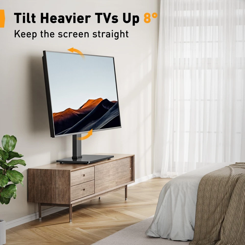 Soporte de TV, Soporte de TV Giratorio Universal para Televisores LCD/LED/OLED de 32-65 Pulgadas... Foto 4 de 4
