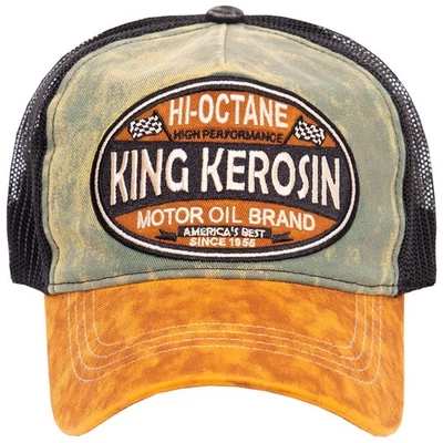 King Kerosin Vintage Rockabilly Trucker Cap Kappe Mütze - Hi-Octane - Bild 1 von 3