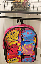 2014 SpongeBob SquarePants Nickelodeon Backpack. NEW Tiled Design.