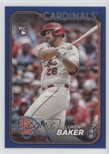 2024 Topps Series 1 Retail Royal Blue Luken Baker #207 4aw