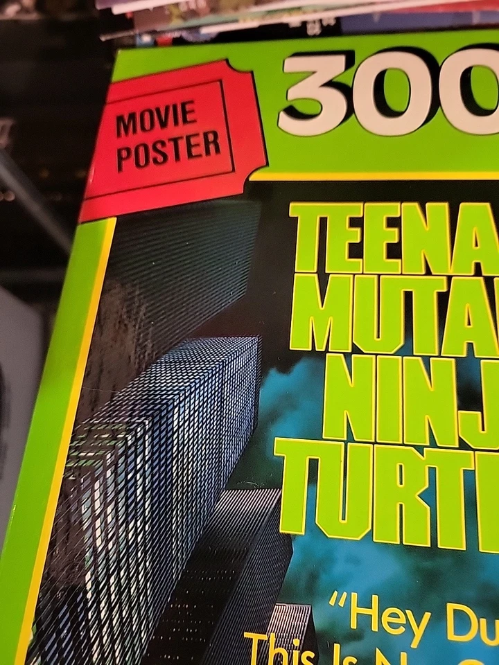 1990 Teenage Mutant Ninja Turtles TMNT 300 Piece Movie Poster Puzzle Sealed - Image 2 of 4