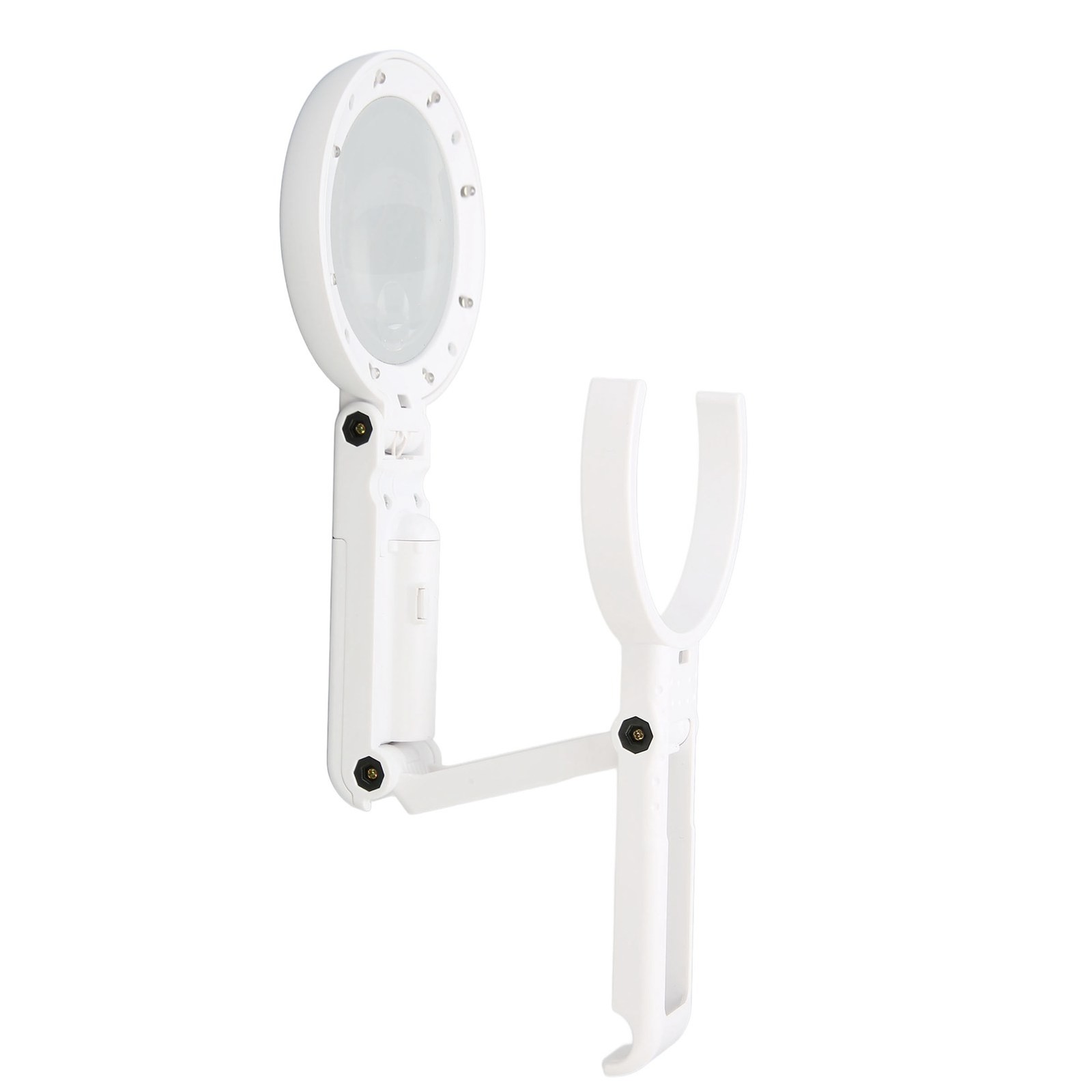 Handheld LED Magnifying Glass Foldable Adjustable 22X 10X Magnifying Glass W TJS