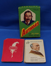 Authors an All-Fair Card Game EE Fairchild all 36 cards  box NO INSTRUCTIONS