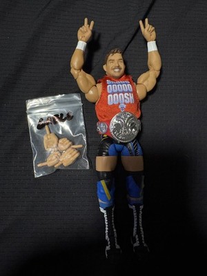 Mattel WWE Elite 106 Mattel Chad Gable complete + Ultimate RAW Tag Title