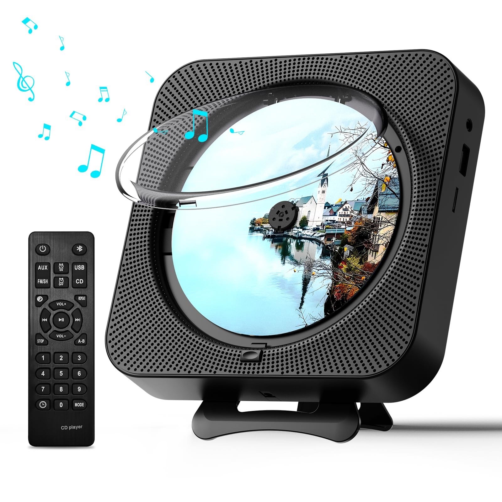 With Bluetooth,remote Control,timer,built-in Dual Speakers