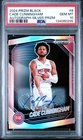 2024-2025 Panini Prizm Black Cade Cunningham Silver Prizm Autograph #8 PSA 10