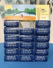 World Centric Kraft Paper Straws Compostable 50 Count ea Lot of 18 900 Total 