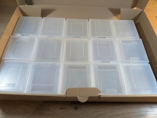 30x Nintendo Game Boy GB GBC ORIGINAL Hülle Case Box Schutzhülle Aufbewahrung