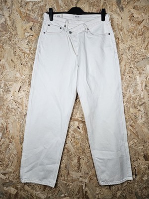 Damen Agolde Criss Cross Upsize High Rise Relaxed Straight Leg Jeans Größe 29