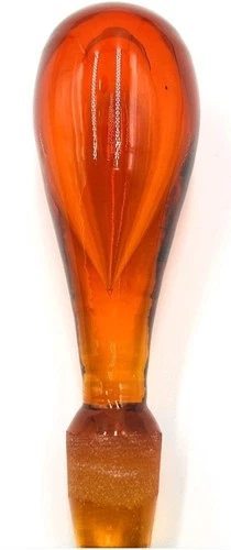 Blenko decanter *STOPPER ONLY* Tangerine Blown Glass #6629